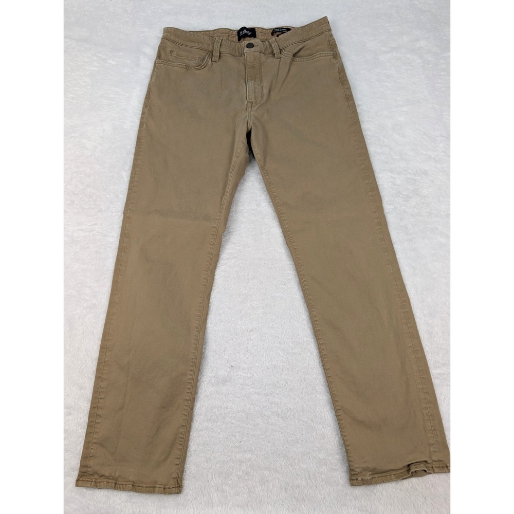 34 Heritage Charisma Jeans Men's Beige 36x32(35x31) Comfort Rise Straight Leg
